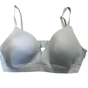 PINK Victoria's Secret Gray Bra with Underwire Support